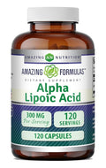 Amazing Formulas Alpha Lipoic Acid 300 mg Capsules Supplement