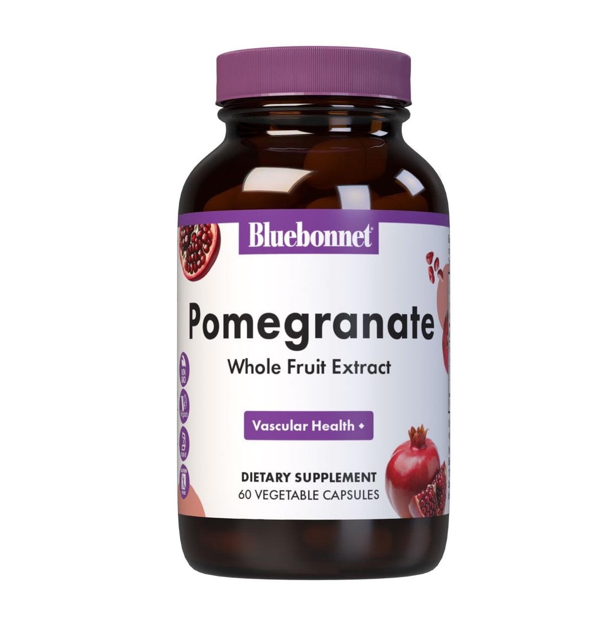 BlueBonnet Super Fruit Pomegranate Extract - 60 Vegetable Capsules