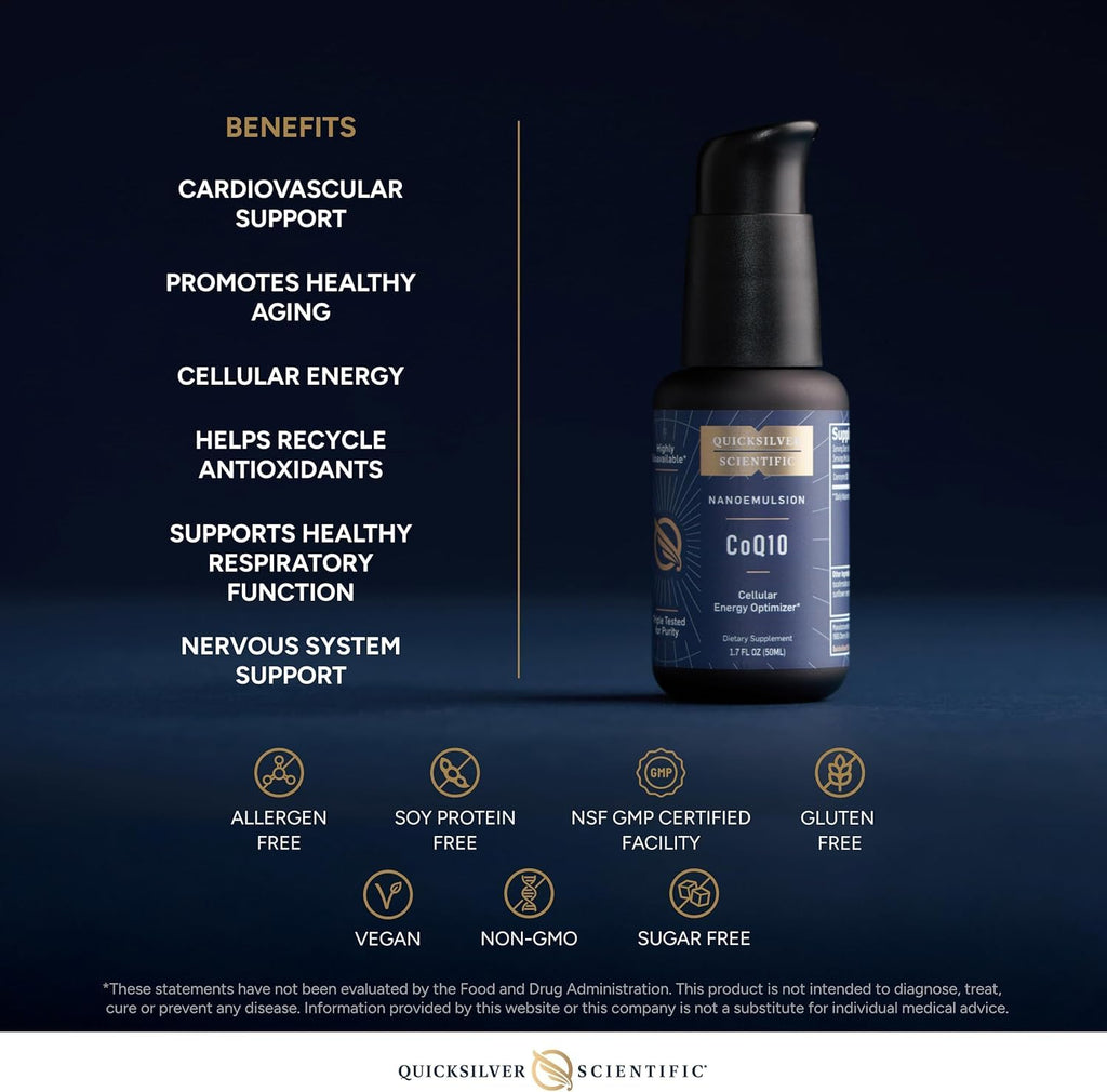Quicksilver Scientific CoQ10 Nanoemulsion Liquid - 1.7 oz - image 4