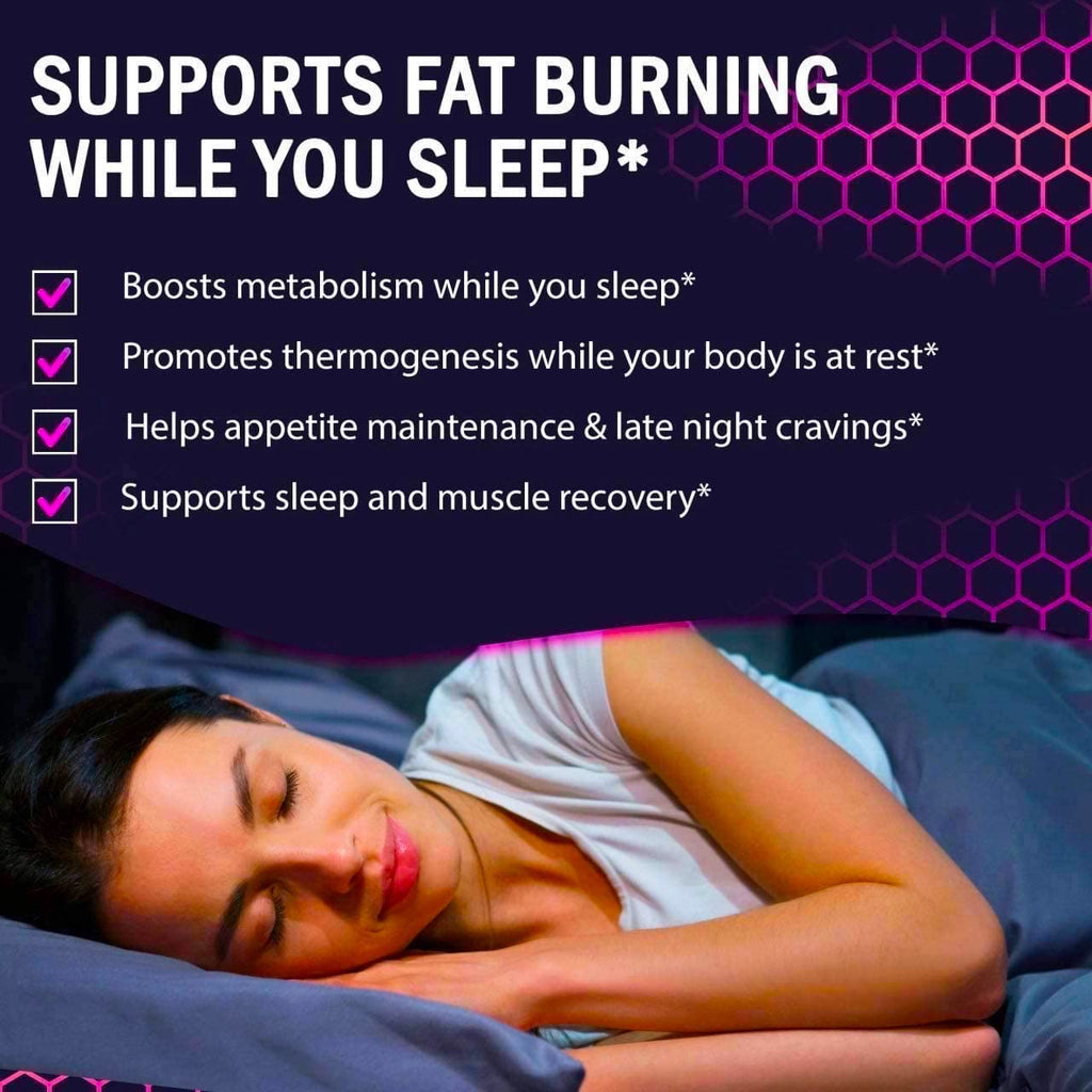 NuttraFaza Night Time Weight Loss Pills Fat Burner - 120 Capsules - image 4