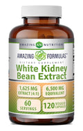 Amazing Nutrition White Kidney Bean Extract 1650 mg - 120 Vegetarian Capsules