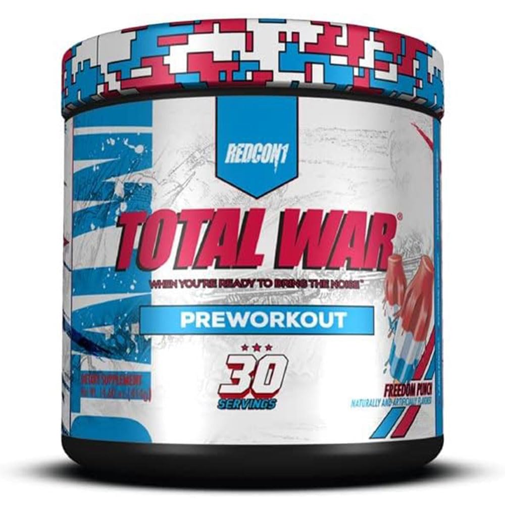 REDCON1 Total War Pre Workout Powder with Caffeine - 30 Servings