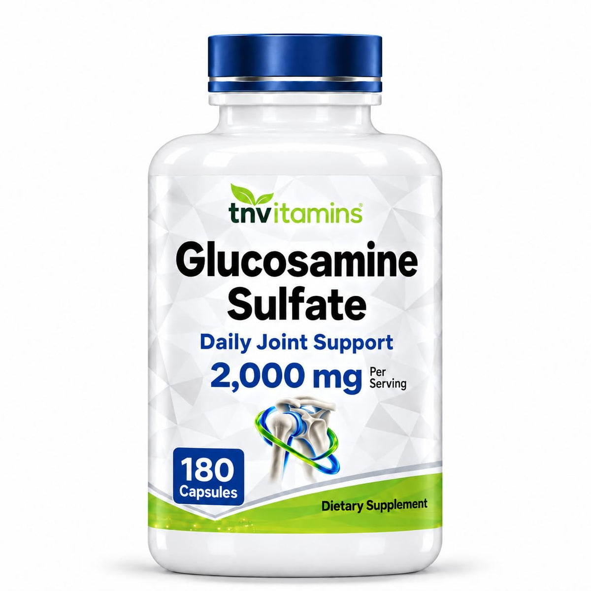 tnvitamins Glucosamine Sulfate 2000 MG Capsules - 180 Count