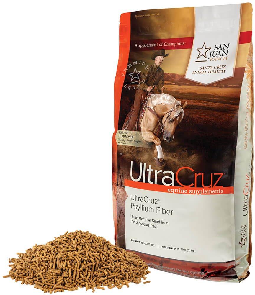 UltraCruz Psyllium Fiber Equine Supplement - 20 lb Pellets