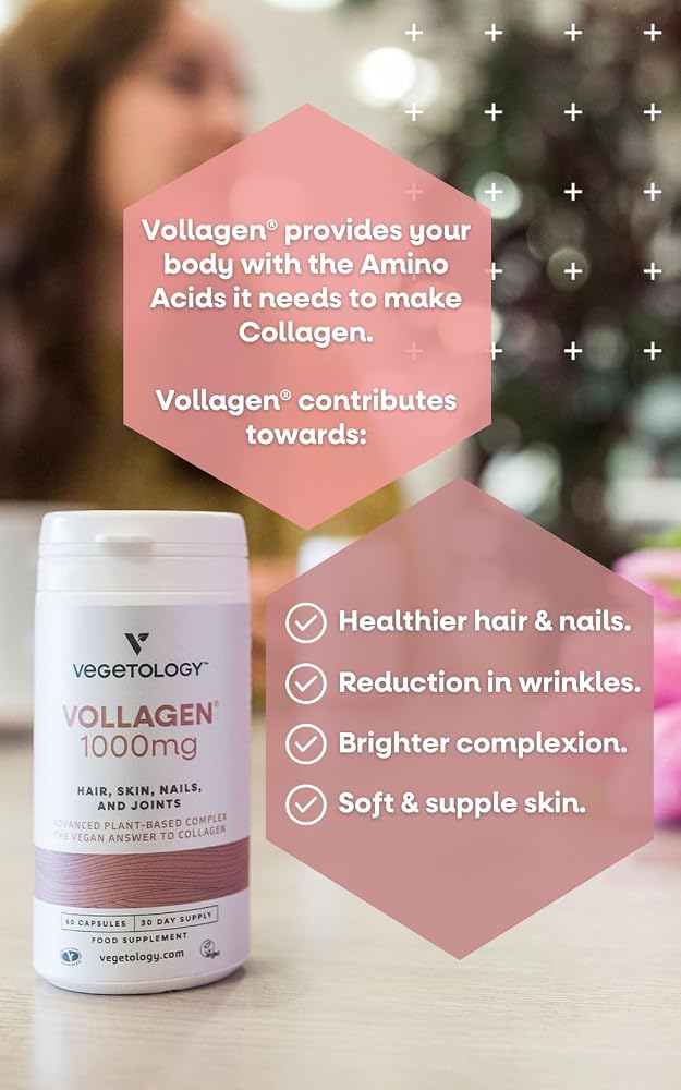 VEGETOLOGY Vollagen Plant Based Protein Complex - 60 Tablets - image 5