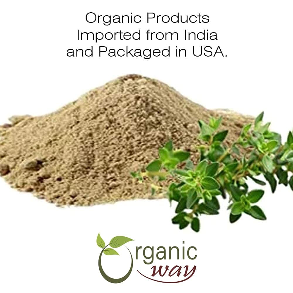 Organic Way Brahmi Leaf Powder (Bacopa Monnieri) - Organic & Kosher