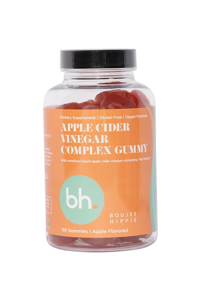 Boujee Hippie Apple Cider Vinegar Gummies - 60 Count