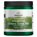 Swanson Fermented Alkalizing Greens Drink Mix Powder - 7.4 oz