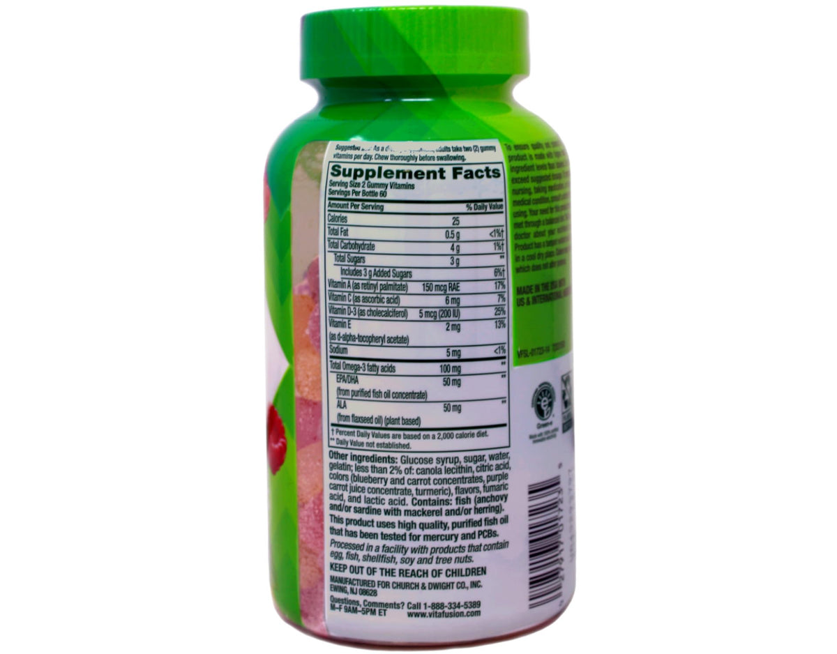 Vitafusion Omega-3 Gummies - 120 Count (4 Pack) - image 4