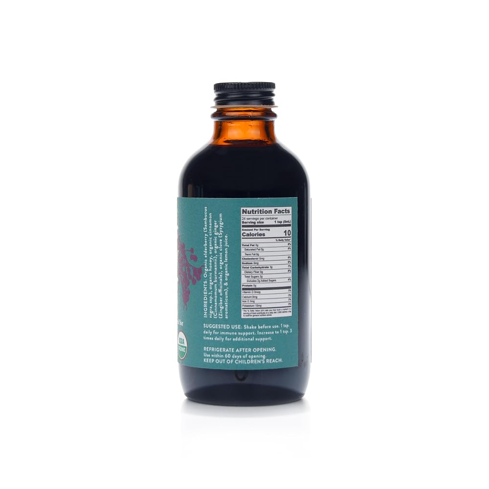 Fields Without Fences Elderberry Elixir Immune Support - 4 fl oz - image 3