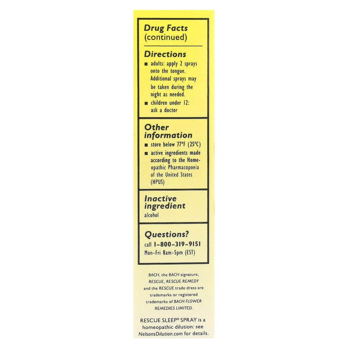 RESCUE Sleep Spray Natural Sleep & Stress Relief - 20mL - image 4