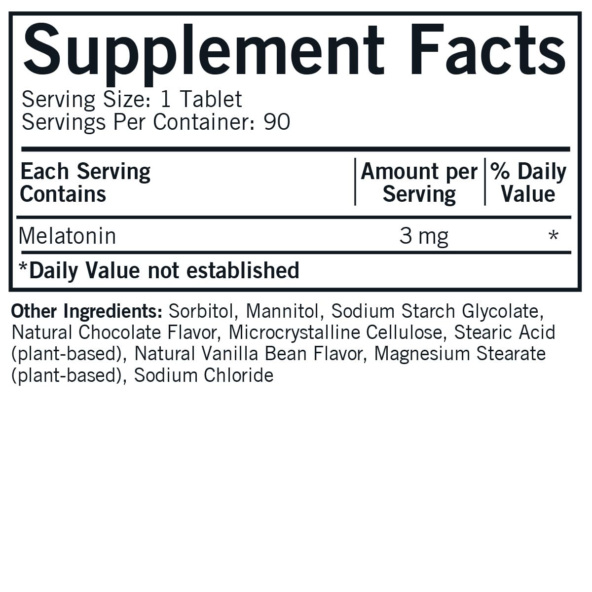 Kirkman Kids Chewable Melatonin 3 mg - 90 Tablets - image 2