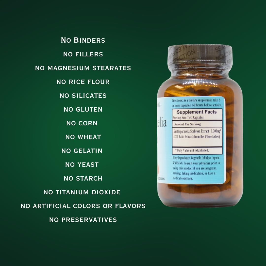 Barlowe's Herbal Elixirs Xanthoparmelia Scabrosa 12:1 Extract - 60 Capsules - image 4