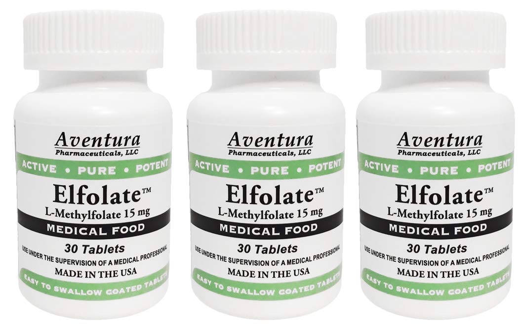 ELFOLATE L-Methylfolate 15mg Professional Strength - 90 Tablets