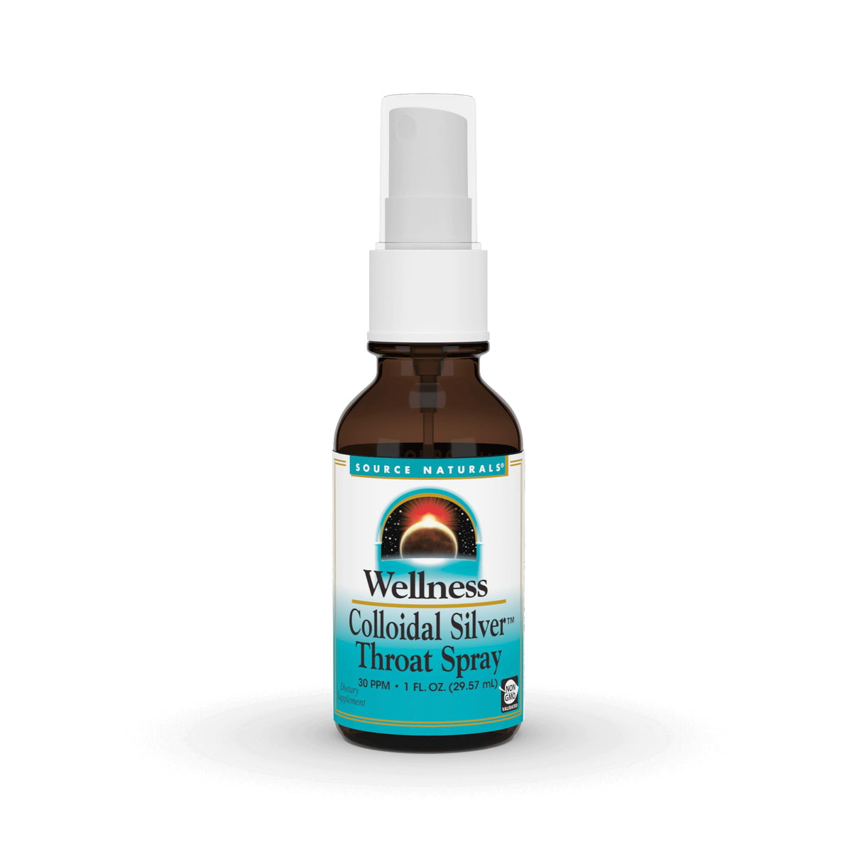 Source Naturals Wellness Colloidal Silver Throat Spray - 1 Fl Oz