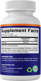 Vitamatic L-Theanine Supplement 400mg - 240 Tablets - image 8