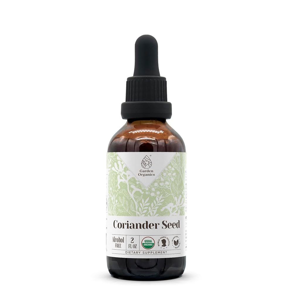 Garden Organics Coriander Seed USDA Organic Alcohol-Free Extract