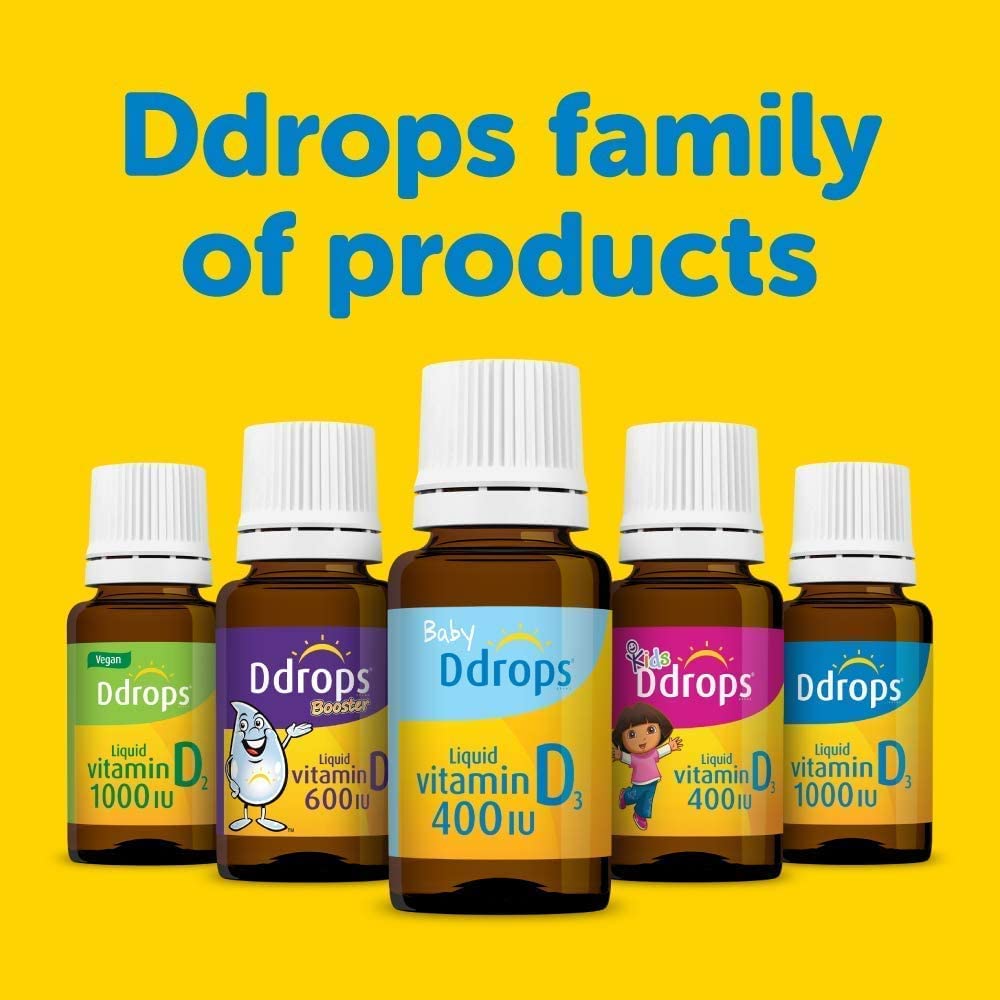 Ddrops Liquid Vitamin D Baby Drops 400 IU - Pack of 8 - image 7