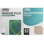 Veru Wellness Glutathione Patches Immune Plus Vitamin Topical Duo - 102 Patches
