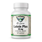AlchePharma Lutein Plus 20 mg with Zeaxanthin and Bilberry - 30 Capsules