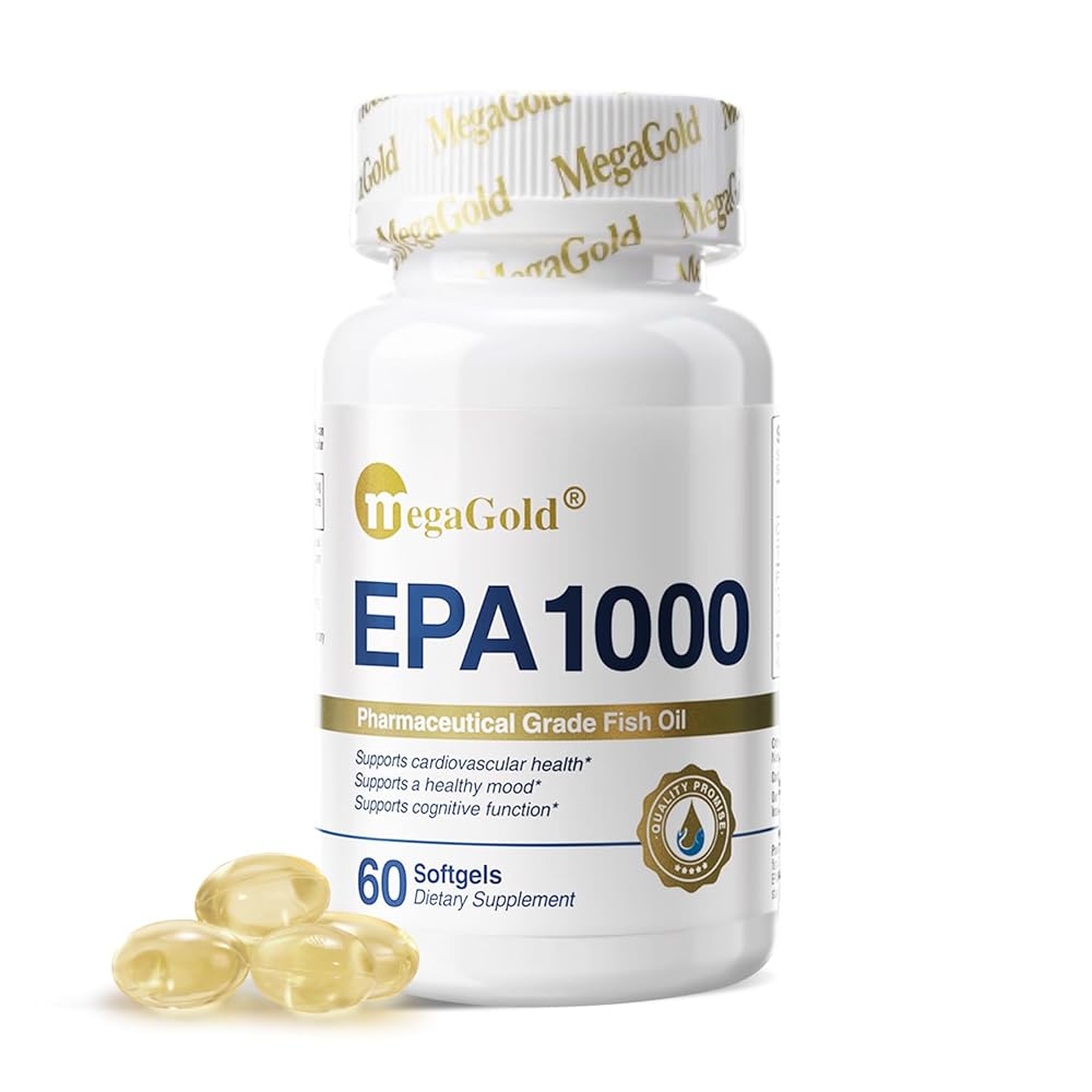 MegaGold EPA1000 Omega 3 Fish Oil, EPA Supplement