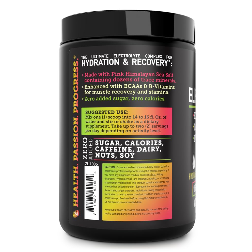 Zeal Naturals Electrolyte Powder - 90 Servings