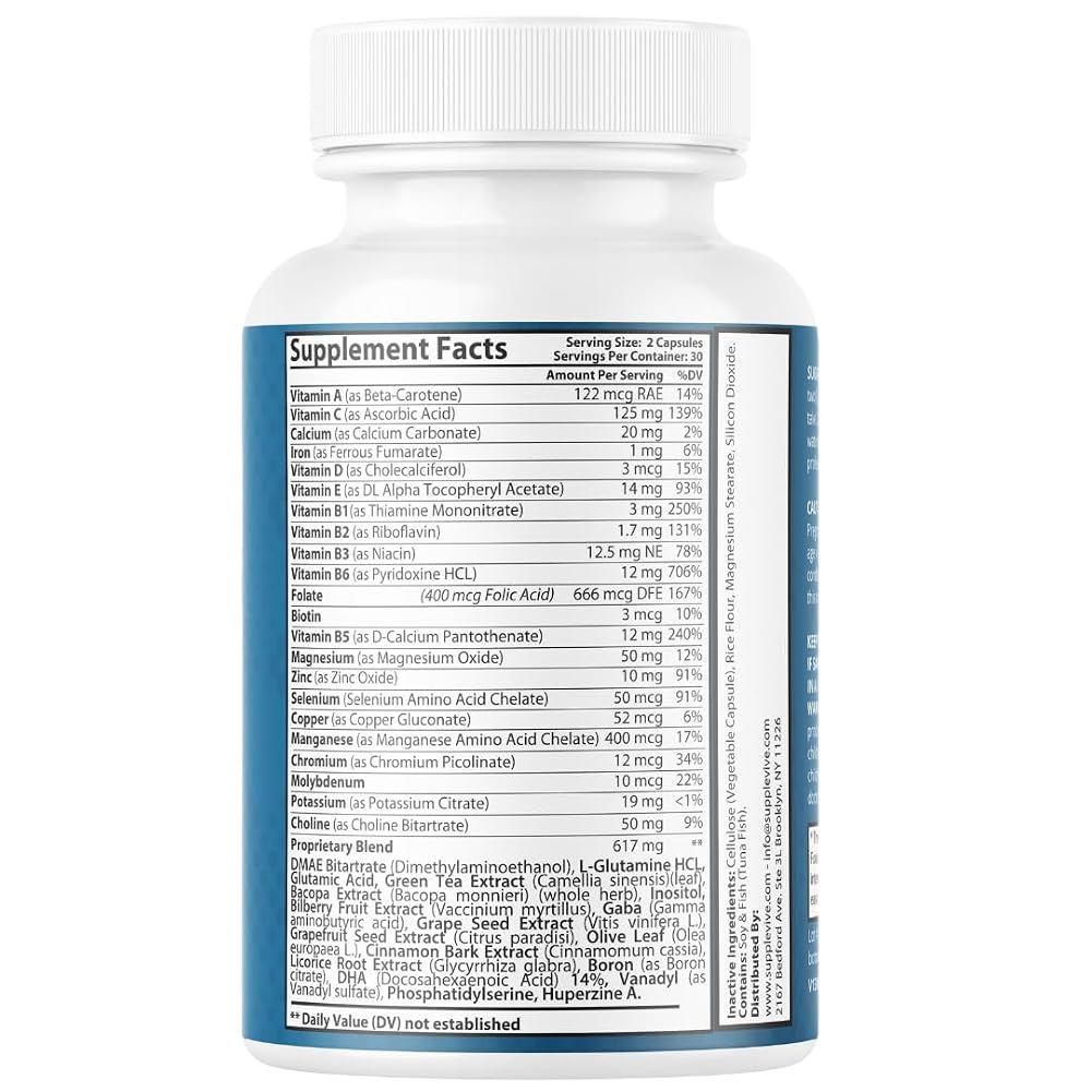 Supplevive Vigor Smart - Premium Nootropic Brain Supplement