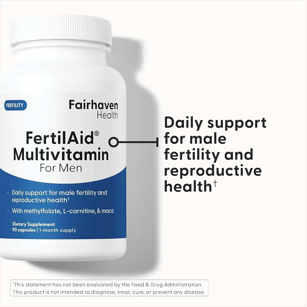 Fairhaven Health FertilAid & MotilityBoost Male Fertility - 150 Capsules - image 6