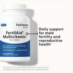 Fairhaven Health FertilAid & MotilityBoost Male Fertility - 150 Capsules - image 6