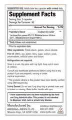 Kyolic Kyo-Dophilus Digestion and Immune Health Probiotic Supplement