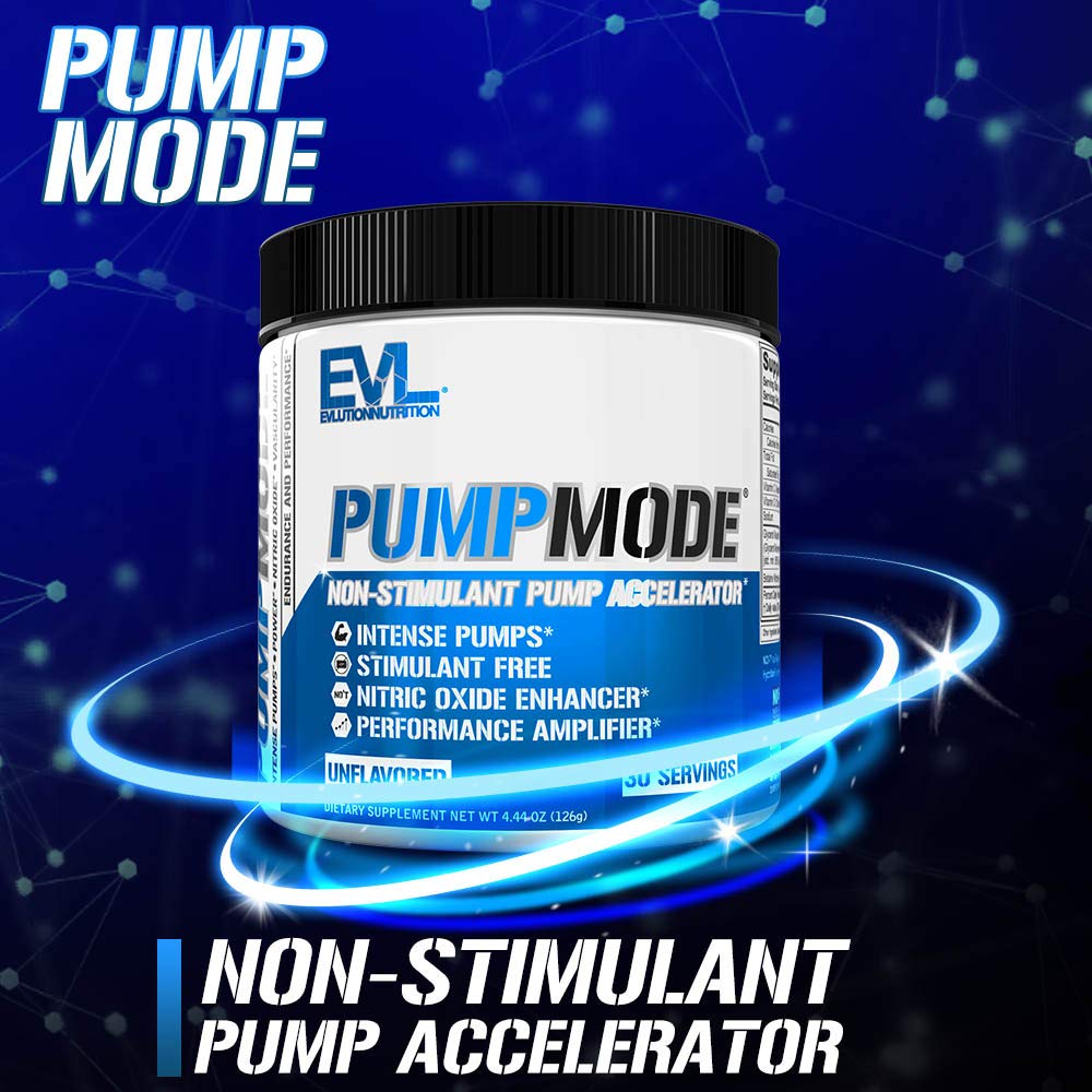 Evlution EVL PumpMode Nitric Oxide Supplement - Nitric Oxide Booster