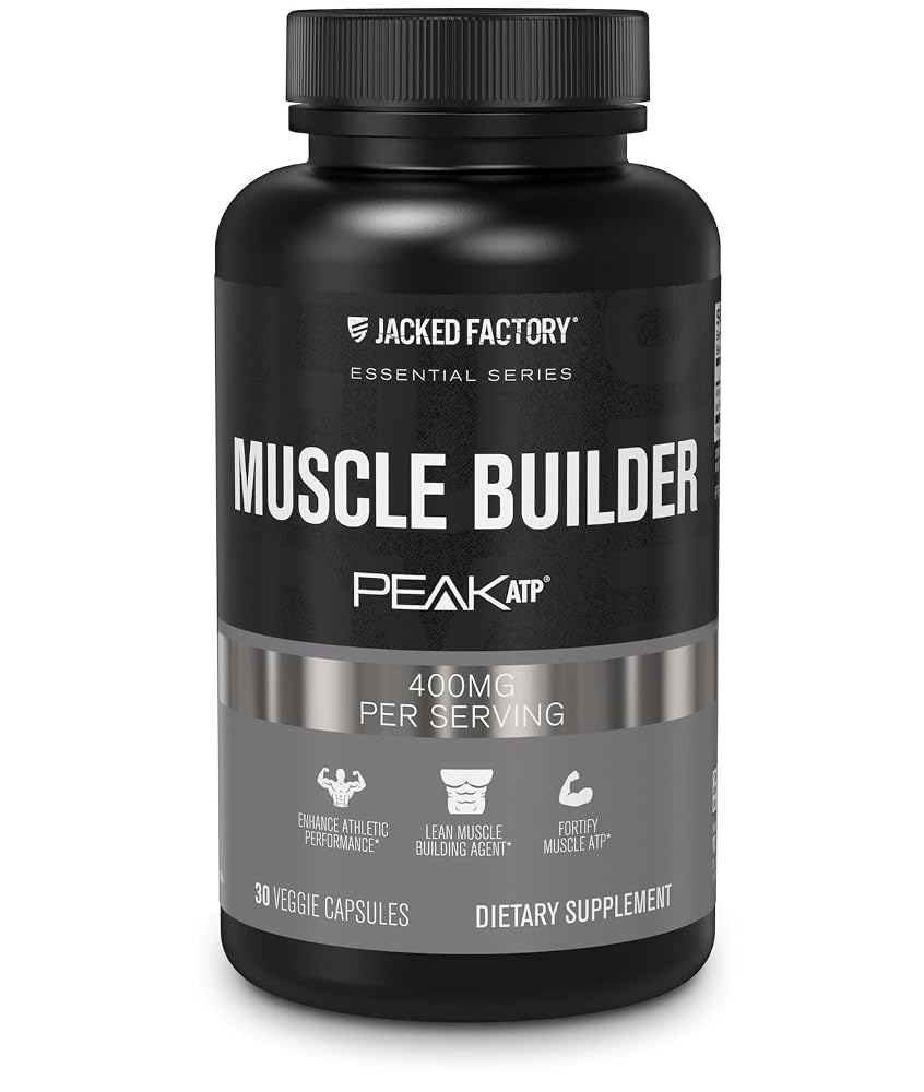 Jacked Factory Essentials Muscle Builder ATP - 30 Capsules