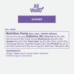 AllWellO Organic Cold-Pressed Ginger Shot - 6 Pack (2 fl oz each) - image 3
