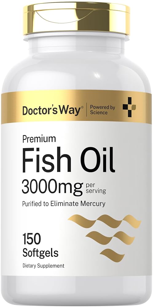 Doctor's Way Fish Oil 3000mg Omega-3 EPA DHA - 150 Softgels