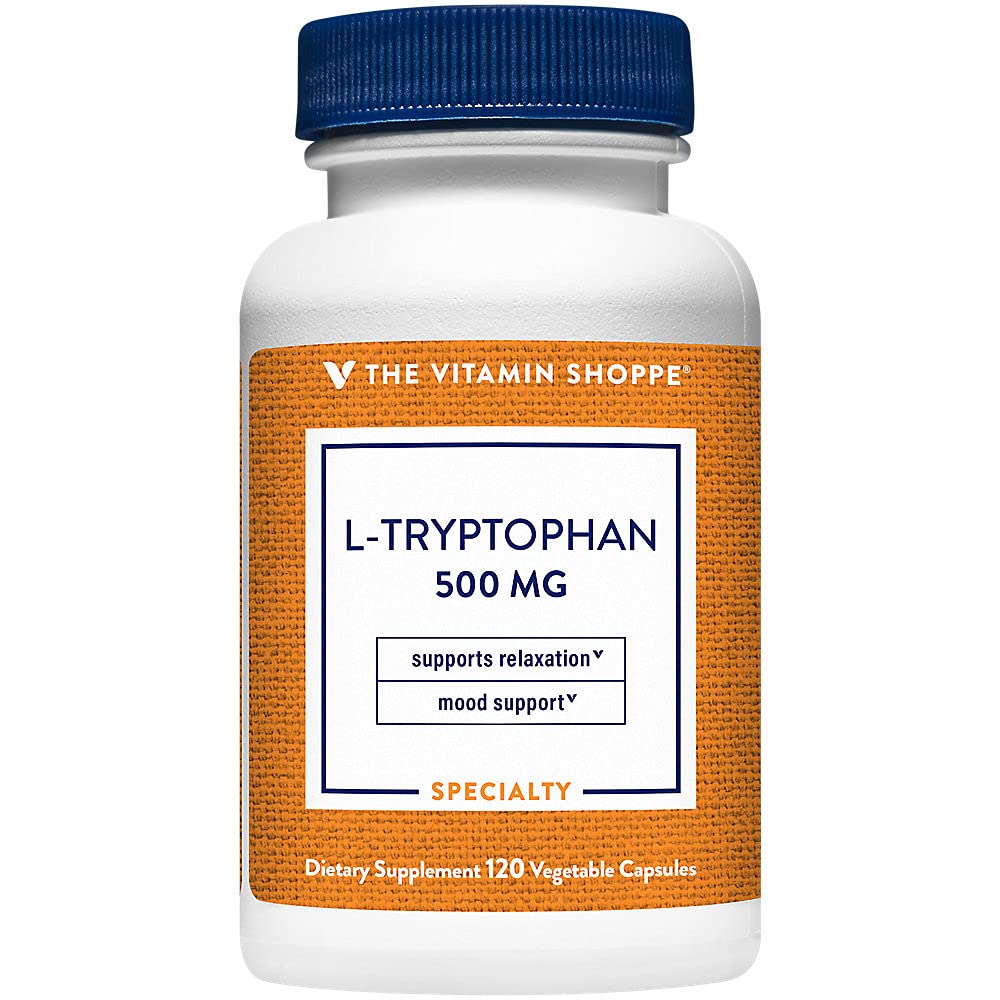 The Vitamin Shoppe L-Tryptophan 500mg - Sleep Quality & Mood Support
