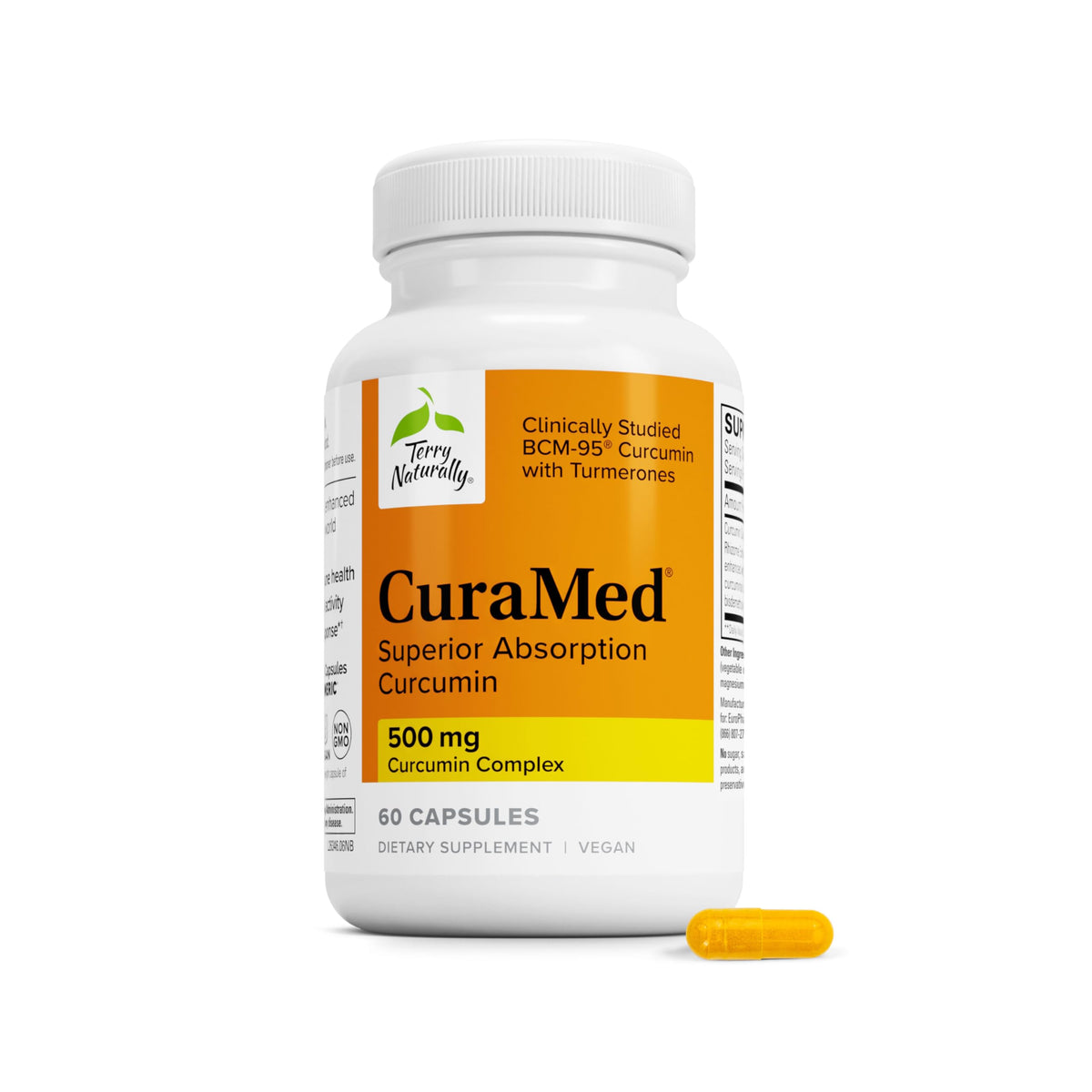 Terry Naturally CuraMed 500mg Curcumin Capsules - 60 Count