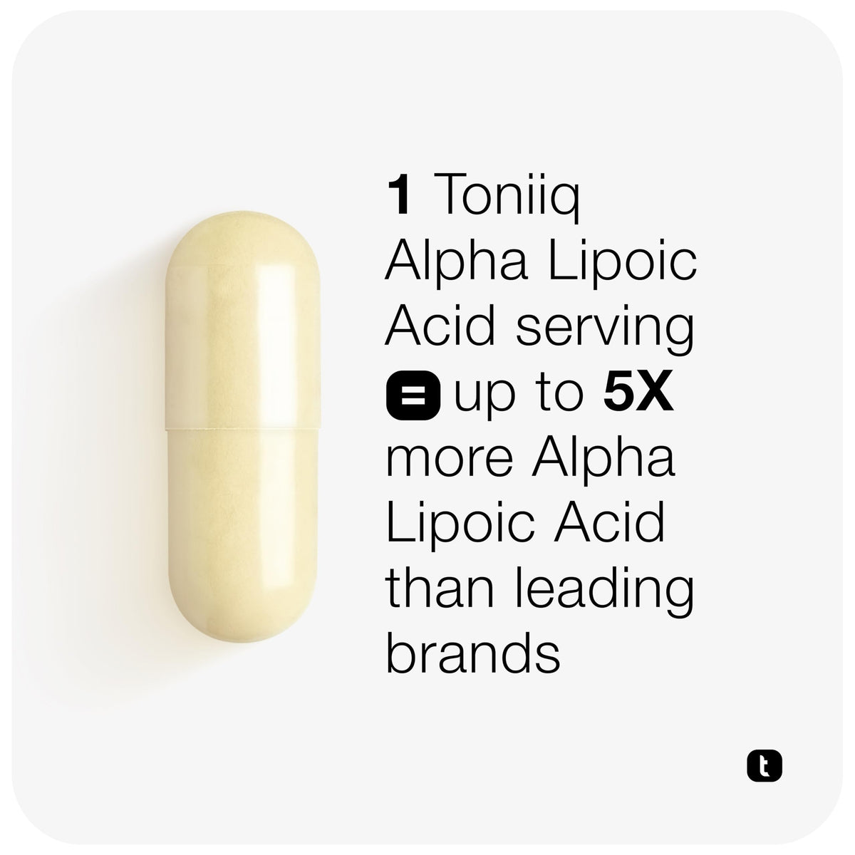 Toniiq 1000mg Ultra High Strength Alpha Lipoic Acid - 120 Capsules - image 3