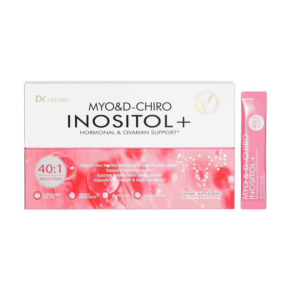 DR.AUSTIN Myo & D-Chiro Inositol Powder for Hormone Balance - 30 Sticks