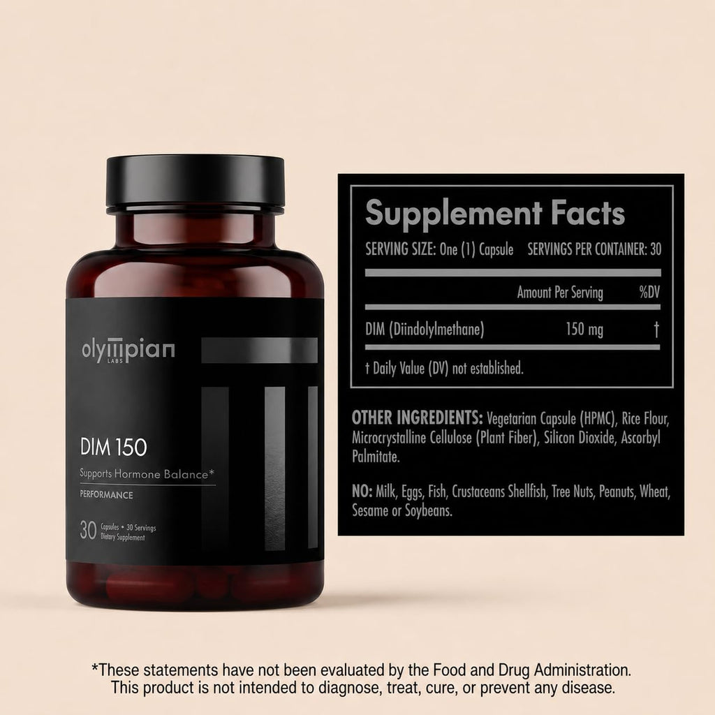 Olympian Labs Performance DIM Supplement - DIM Diindolylmethane 30