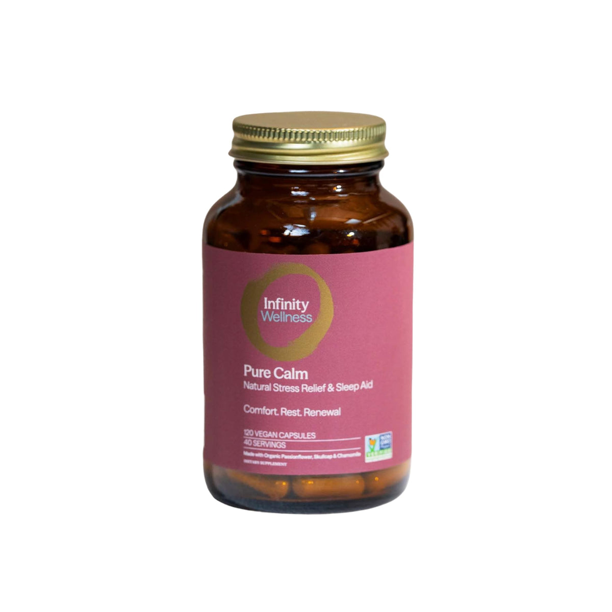 Infinity Greens Pure Calm Adaptogen Mood Support - 120 Capsules