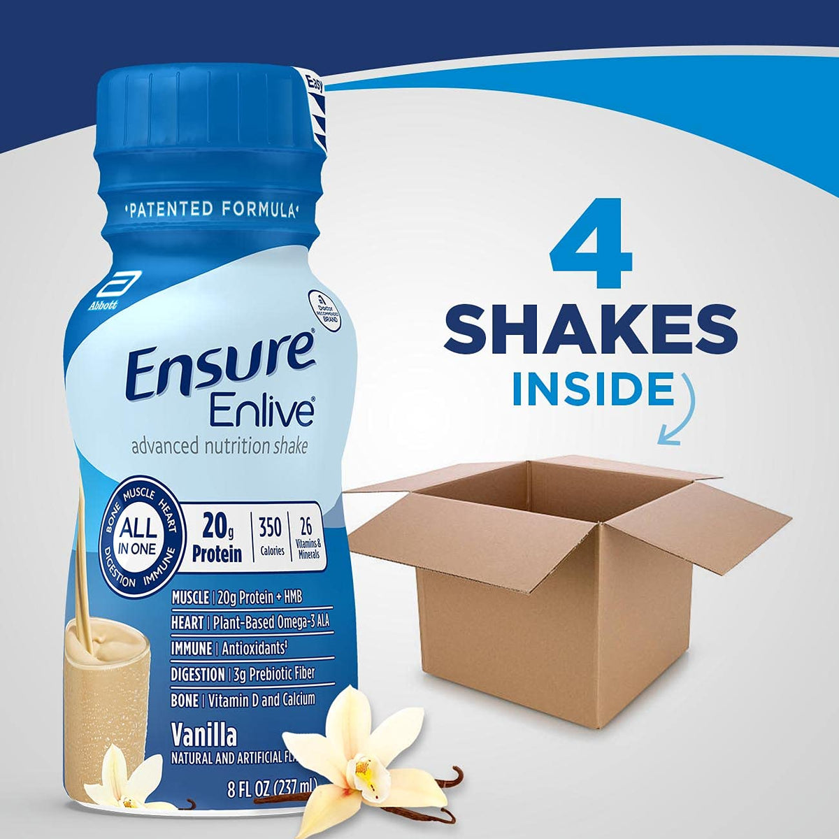 Ensure Enlive Meal Replacement Shake, 20g Protein - 8 Fl Oz (Pack of 4) - image 9