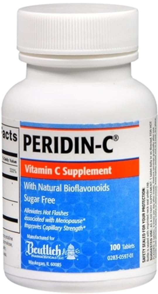Peridin-C Vitamin C Tablets with Bioflavonoids - 200 Tablets