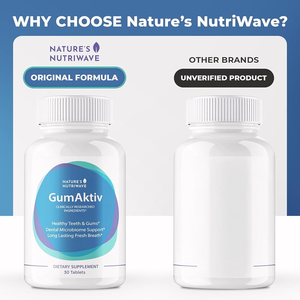 Nature’s NutriWave GumAktiv Oral Health Supplement