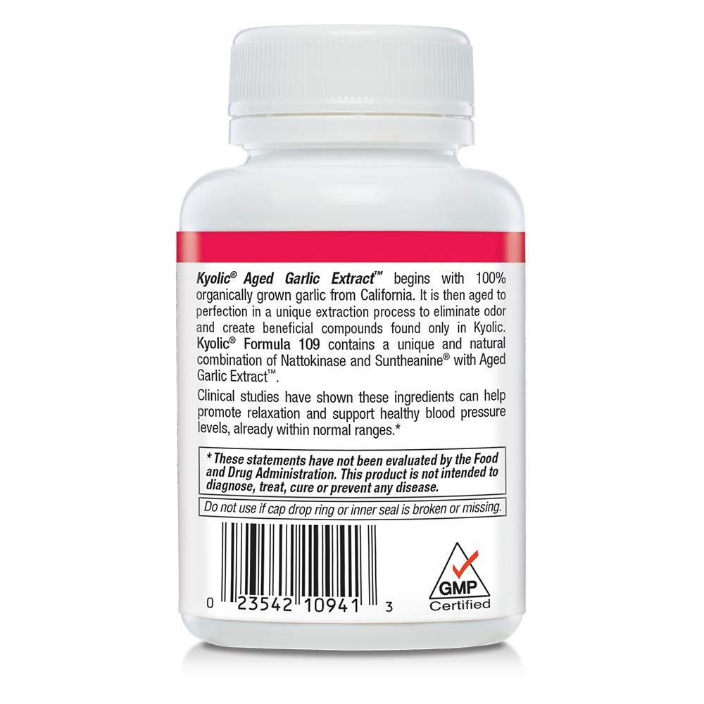 Kyolic Aged Garlic Extract Formula 109 - 320 Capsules - image 2