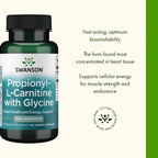 Swanson Propionyl L-Carnitine with Glycine - 60 Vegetarian Capsules - image 4