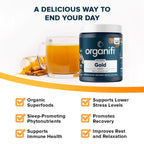 Organifi Gold Turmeric Tea Powder for Sleep - 30 Servings - image 4