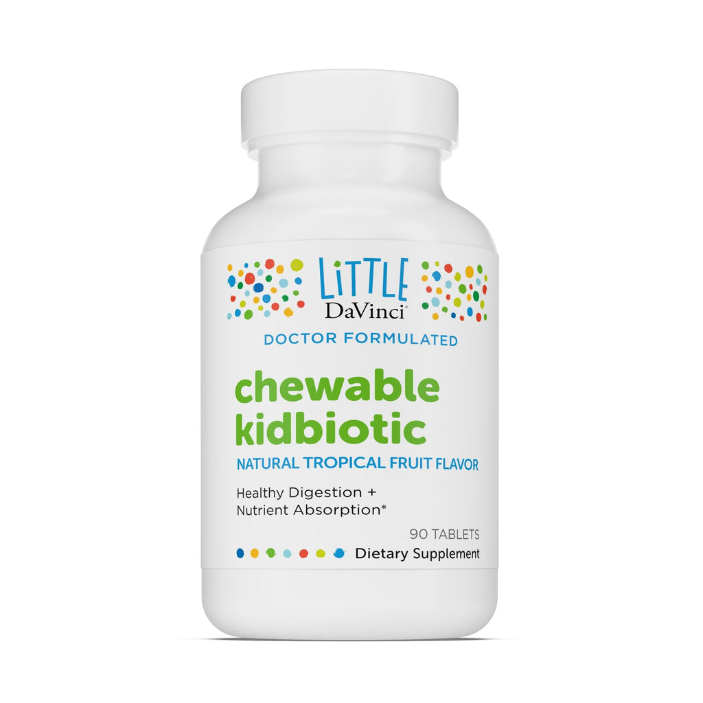Little DaVinci Kidbiotic Tropical Fruit Chewable Tablets - 90 Count