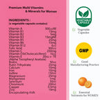 HI WELL Premium Multi Vitamins & Minerals for Women - 60 Capsules - image 5