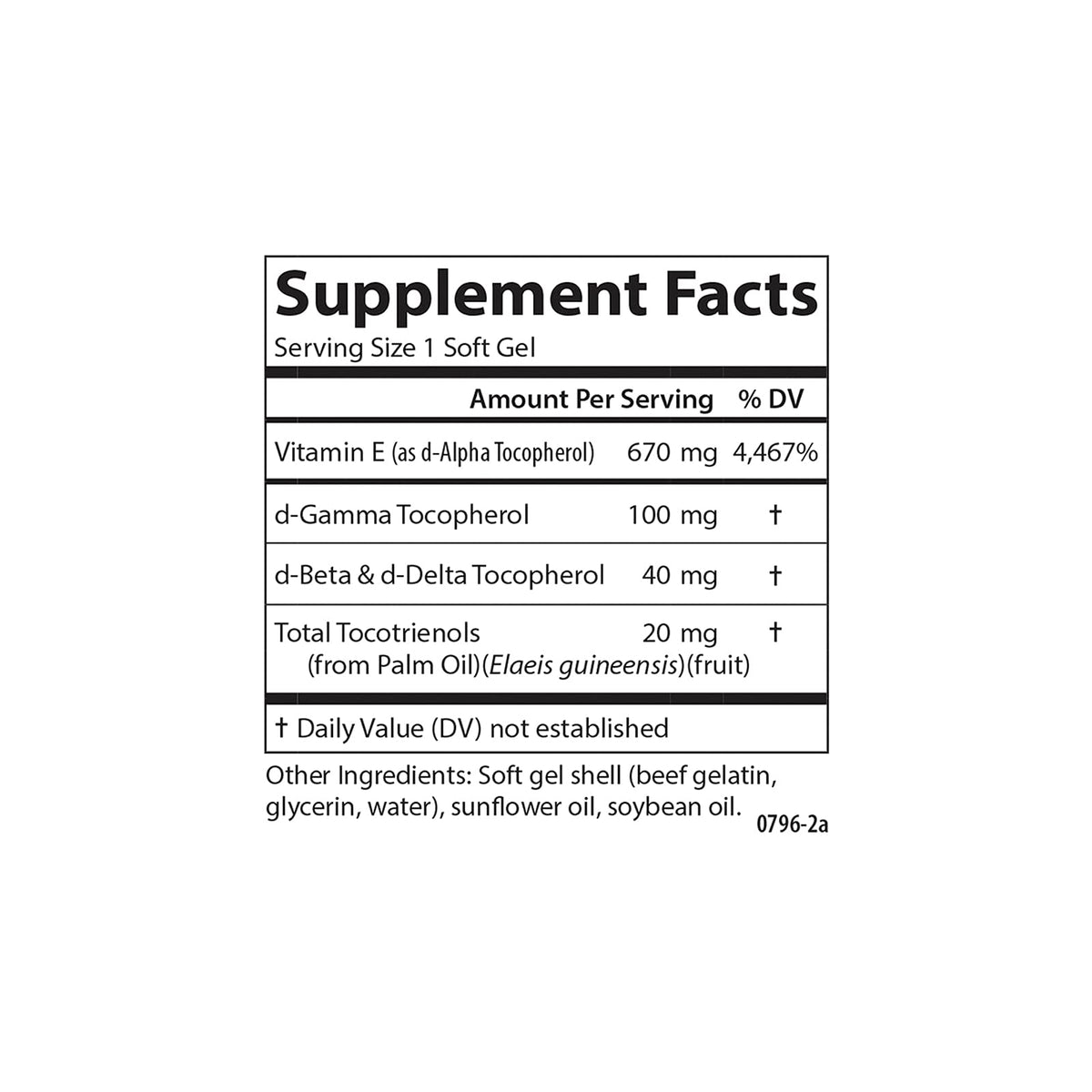 Carlson E-Gems Elite Vitamin E 1000 IU - 60 Softgels - image 4
