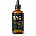 HERBALICIOUS Milk Thistle Extract with NAC Liver Support - 4 Fl Oz